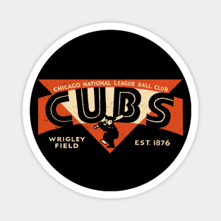 Throwback Chicago Cubs 2 by Buck Tee Magnet